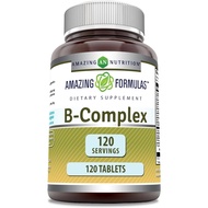 Formula Vitamin B Kompleks dengan 11 Nutrien |   120 Tablet |   Vitamin B1, B2, B3, B6, B12, Asid Fo
