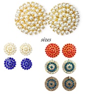 (Readystock) Indian Stud Earrings Nayan Stud Earrings Indian Earrings Bollywood Pearl Stud Earrings 