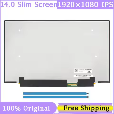 14.0" Slim 40 Pin Laptop Screen LQ140M1JW49 Fit LM140LF1F02 LM140LF1F01 1920*1080 FHD IPS 100% sRGB 