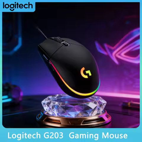 Logitech G203/G102 Wireless Gaming Mouse 6 Programmable Buttons