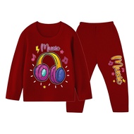 Comfortable, Durable Music Children's Pajamas Set 1-10 Years 265