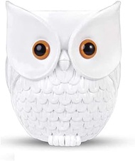 Aokicase for Amazon Echo Dot 2nd/3rd/4th/5th Generation/Google Home Mini Owl Stand Desktop Stand Accessory, Integrated Cable Management, No Screws Required, Speaker Stand (White) KS-082