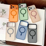 Magsafe Color Frosted Case For Samsung S24 FE S24 Ultra S25 S25 Fe S25 Ultra Magnetic Magsafe Hybrid