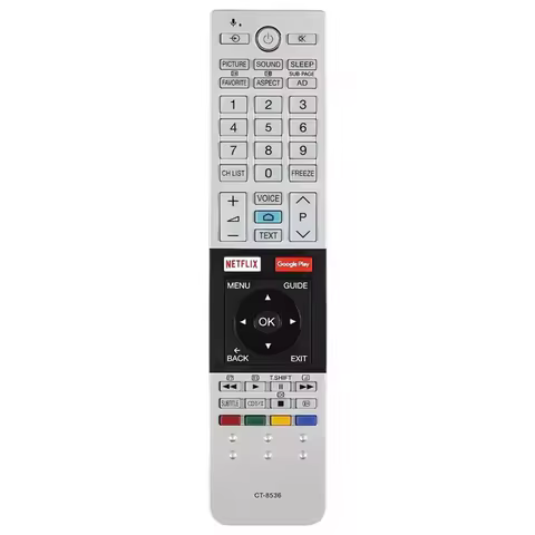 CT-8536 is suitable for Toshiba LED HD TV remote control accessories 43U7750V 43U7750VN 55U7750VN 65