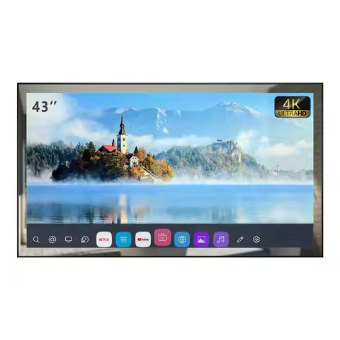 42 inches Smart webOS Mirror Bathroom Waterproof LED TV for SPA Hotel Salon in Wall Vanishing Voice 