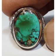 HIJAU Light Green Persian Turquoise Gradation EST DIM 16x11x5 Ring 8