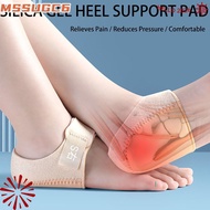 MSSUGYL 1PAIR Gel Heel Cushion, Reduces Pressure Relieves Pain Heel Socks, Comfortable Anti-Crack S/