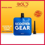 BOLD 120ml 4T Scooter Gear Oil 80w90 Fluid Fully Synthetic Minyak Hitam Gearbox Transmission Skuter