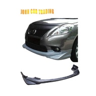 Ready Stock Nissan Almera 2012 Pu Impul Front Skirt Bodykit Almera Skirt Depan IP Front Lip Pu Mater