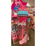 MINISO BARBIE SHINING COLLECTION PLASTIC TUMBLER W/STRAW 1250ML