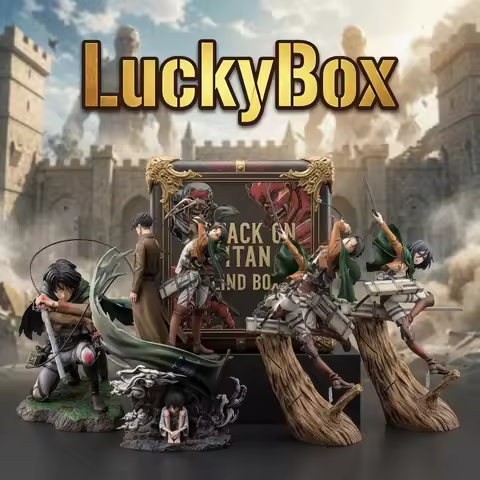 Attack Titan Figures Classic Anime Attack on Titan Mystery Box Random Surprise Pack Include Figures 