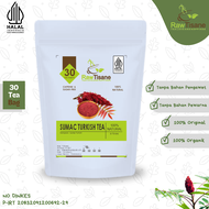 RAW TISANE Sumac Turkish Tea : Teh Sumac Turki Merah Isi 30 Tea Bag