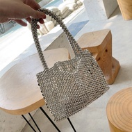 Retro Evening Clutch Beadwoven Bag Women's Bag Beadwork Bag Bling Bling Hand Bag