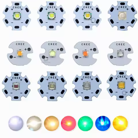 5pcs 5W8W 10W High Power LED 5050 XML T6 XML2 3-3.7V 5*5mm XM-L2 Chip Diodes Flashlights Parts DIY F