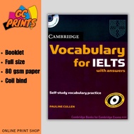 Vocabulary for IELTS with Answers
