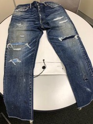 Visvim journeyman pants tacked crash