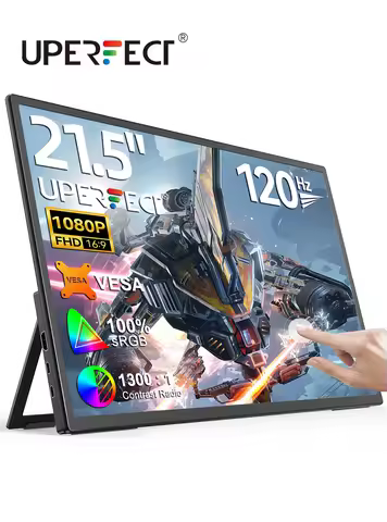 UPERFECT UMax 21 Touchscreen 21.5" 120Hz Computer Display 1080P 100% sRGB USB-C HDMI HDR Gaming Port