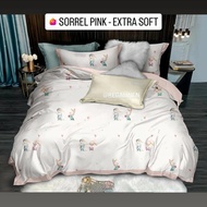 Sprei Tencel Rabbit Peach Lyocell Cellulose Fiber Extra Soft REGALINEN Bedding 200x200 180x200 160x2