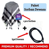 Adult and Igal Head Turban Package Igal Turban Headband Headband Boys Igal/ Adult Igal/ Tassel Turba