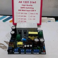 TRAFO SMPS SWITCHING CT 32V 6A EXTRA 1.5A CT.15V&- 12V - Baskara Ofc