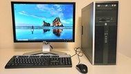 HP Elite8300CMT桌上型電腦及Dell 2408WFP 24"螢幕
