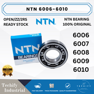 NTN 6006 6007 6008 6009 6010 Open ZZ 2RS Deep Groove Ball Bearing Motor Bearing 100% ORIGINAL