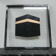 KAABAH Wall Art Frame Calligraphy Frame Kaligrafi KHAT Homedeco Islamik Hiasan Dinding Frame Kufi WO