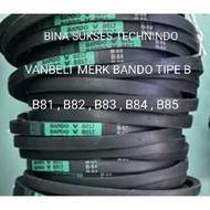 V-BELT BANDO TYPE B81, B82, B83, B84, B85 VBELT/ V BELT/ VANBELT/ VAN BELT/ FANBELT/ BANDO FAN BELT 