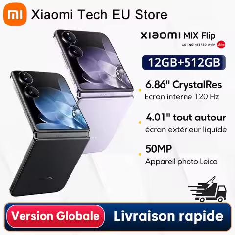 Global Version Xiaomi MIX Flip Dragon 8 Gen 3 device photo Leica 50MP Hyper charger screen "6,86Hz 6