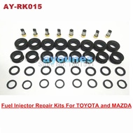 free shipping fuel injector repair kits rubber seals  kits for OEM 195500-3030  1955003290 injector 