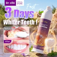 Dr.ville Bright White Toothpaste Advanced Stain Removal & Enamel Protection Whitening for a Radiant 