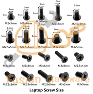 🔥 Ready Stock 🔥 M2 &amp; M2.5 &amp; M3 Screw for Laptop Repair Screws