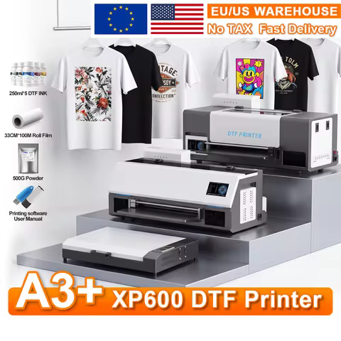 A3+ DTF Printer Impresora ForEpson XP600 DTF Printer Directy Transfer Printer machine For T-shirt A3