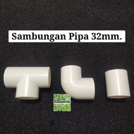 32mm Aquarium Pipe Connection 32mm Aquarium Pipe Connection T, L, I 32mm Aquarium Aquascape Pipe Con