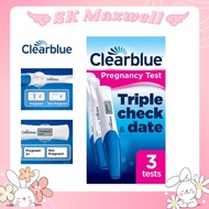 Clearblue Pregnancy Test Ultra Early Triple-Check & Date Combo Pack Digital Tv Week 1pcs+6days soone