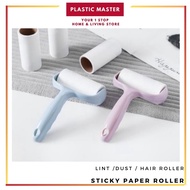 Lint Dust Remover Sticky Roller Sticky Dust Paper Tearable Adhesive Lint Brush Hair Remover Kit