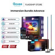 Govee Immersion Bundle Advance - Dreamview Immersion T1 TV Backlights (55-65 inch) & RGBICW Smart Co