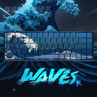 Ukiyo-e Side Engraved Keycap Suitable for mad68/Nightmare/ez63/atk/wotting Keycap