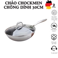 30cm non-stick pan, CHOCKMEN pan, 30cm stainless steel pan, large pan, induction cooker pan, large s