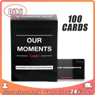 Our Moments Board Games Couple 100 Think provoking Conversion STARTERS Card Game For Couples Soft Girl