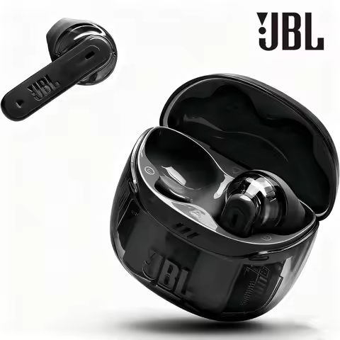 JBL TUNE FLEX 2 Original Authentic Transparent Semi-in-ear Wireless Bluetooth Headphones Adaptive Ca