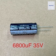 C 6800uf 35V nichicon VK electrolytic Capacitor ตัวเก็บประจุ ขนาด 18x40มม.