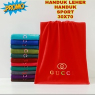 PH Handuk Olahraga MERAH PUTIH 30x70 / Handuk Sport / Handuk Muka / Handuk Souvenir/ Handuk Kecil