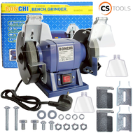 BONCHI มอเตอร์หินเจียร มอเตอร์หินไฟ  6 นิ้ว (150 มม.) Bench Grinder แท่นเจียร เครื่องเจียรตั้งโต๊ะ ร