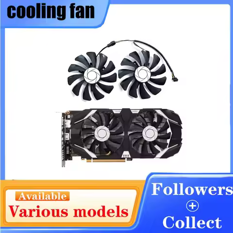 85MM 4PIN HA9010H12F-Z 4PIN GTX 1060 GPU fan suitable for MSI GTX 1060 OC 6G GTX 960 P106-100 P106 G