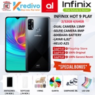 INFINIX HOT 9 PLAY 2/32GB 4/64GB GARANSI RESMI ORIGINAL FULL BONUS