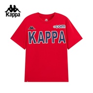 Kappa Back-to-Back của nam mới và nữ thường 200gsm Chất lượng cao cotton t-shirt cổ điển in chữ cái 