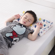 Two Sizes Soft Memory Foam Pillow for Baby Infant Kids Ergonomic Design Baby Head Pillow Neck Guard Cartoon Kids Pillow 20 Colors