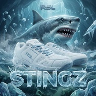 RSL STINGZ Badminton shoes White/Blue