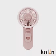 Kolin歌林2in1 LED補光USB充電風扇KF-HCA07 櫻花粉